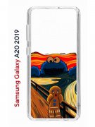 Чехол-накладка Samsung Galaxy A20 2019/A30 2019 Kruche Print Cookie Scream