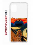 Чехол-накладка Samsung Galaxy A51 Kruche Print Cookie Scream