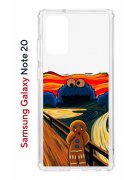 Чехол-накладка Samsung Galaxy Note 20 Kruche Print Cookie Scream