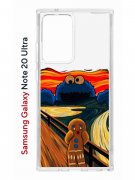 Чехол-накладка Samsung Galaxy Note 20 Ultra Kruche Print Cookie Scream