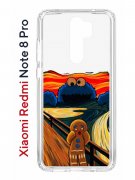 Чехол-накладка Xiaomi Redmi Note 8 Pro (585138) Kruche PRINT Cookie Scream