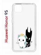 Чехол-накладка Huawei Honor 9S/Huawei Y5p Kruche Print Angel Demon