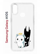 Чехол-накладка Samsung Galaxy A10S (582671) Kruche PRINT Angel Demon