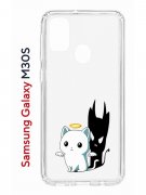 Чехол-накладка Samsung Galaxy M30S/M21 Kruche Print Angel Demon