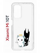 Чехол-накладка Xiaomi Mi 10T/Mi 10T Pro Kruche Print Angel Demon