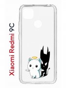 Чехол-накладка Xiaomi Redmi 9C Kruche Print Angel Demon
