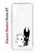 Чехол-накладка Xiaomi Redmi Note 8T Kruche Print Angel Demon