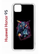 Чехол-накладка Huawei Honor 9S  (588929) Kruche PRINT Retro Owl