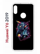 Чехол-накладка Huawei Y6 2019 (580675) Kruche PRINT Retro Owl