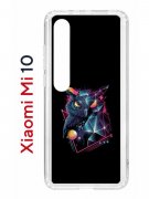 Чехол-накладка Xiaomi Mi 10 (593959) Kruche PRINT Retro Owl