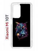 Чехол-накладка Xiaomi Mi 10T (593946) Kruche PRINT Retro Owl