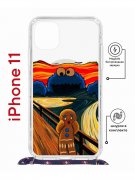 Чехол-накладка iPhone 11 Kruche Magrope Print Cookie Scream