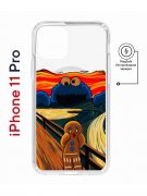 Чехол-накладка iPhone 11 Pro Kruche Magnet Print Cookie Scream