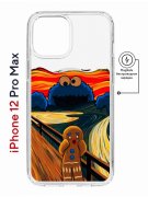Чехол-накладка iPhone 12 Pro Max Kruche Magnet Print Cookie Scream