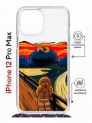 Чехол-накладка iPhone 12 Pro Max Kruche Magrope Print Cookie Scream
