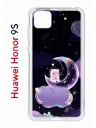Чехол-накладка Huawei Honor 9S Kruche Print Сон медвежонка
