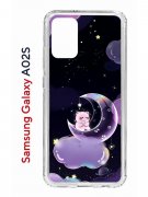 Чехол-накладка Samsung Galaxy A02s Kruche Print Сон медвежонка