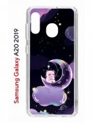 Чехол-накладка Samsung Galaxy A20 2019 (580663) Kruche PRINT Сон медвежонка