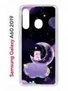 Чехол-накладка Samsung Galaxy A60 2019 (583859) Kruche PRINT Сон медвежонка