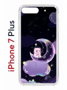 Чехол-накладка iPhone 7 Plus/8 Plus Kruche Print Сон медвежонка