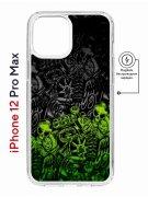Чехол-накладка iPhone 12 Pro Max Kruche Magnet Print Garage