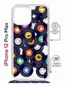 Чехол-накладка Apple iPhone 12 Pro Max (598924) Kruche PRINT Виниловые пластинки