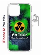 Чехол-накладка Apple iPhone 12 Pro Max (598885) Kruche PRINT Toxic