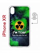 Чехол-накладка Apple iPhone XR (598897) Kruche PRINT Toxic