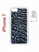 Чехол-накладка iPhone 7/8/SE (2020)/SE2022 Kruche Magnet Print Cracks
