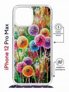 Чехол-накладка iPhone 12 Pro Max Kruche Magrope Print Одуванчики