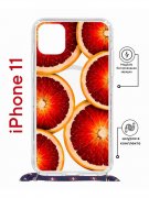 Чехол-накладка iPhone 11 Kruche Magrope Print Orange
