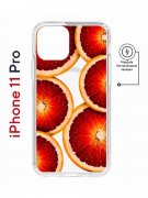 Чехол-накладка iPhone 11 Pro Kruche Magnet Print Orange