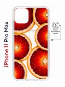 Чехол-накладка Apple iPhone 11 Pro Max (598895) Kruche PRINT Orange