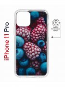 Чехол-накладка iPhone 11 Pro Kruche Magnet Print Fresh berries