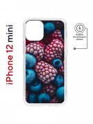 Чехол-накладка Apple iPhone 12 mini (598887) Kruche PRINT Fresh berries