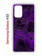 Чехол-накладка Samsung Galaxy A32 (598888) Kruche PRINT Витраж