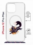 Чехол-накладка Apple iPhone 12 Pro Max (598924) Kruche PRINT Fox