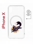 Чехол-накладка Apple iPhone X (598892) Kruche PRINT Fox