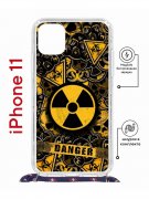 Чехол-накладка iPhone 11 Kruche Magrope Print Danger