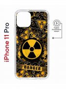 Чехол-накладка iPhone 11 Pro Kruche Magnet Print Danger