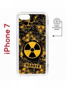 Чехол-накладка iPhone 7/8/SE (2020)/SE (2022) Kruche Magnet Print Danger