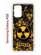Чехол-накладка Samsung Galaxy A32 Kruche Print Danger