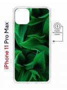 Чехол-накладка iPhone 11 Pro Max Kruche Magnet Print Grass