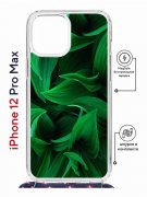 Чехол-накладка iPhone 12 Pro Max Kruche Magrope Print Grass