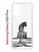 Чехол-накладка Samsung Galaxy S20 Plus (582686) Kruche PRINT Tiger