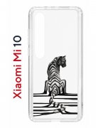 Чехол-накладка Xiaomi Mi 10 (593959) Kruche PRINT Tiger