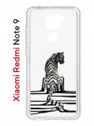 Чехол-накладка Xiaomi Redmi Note 9  (588931) Kruche PRINT Tiger