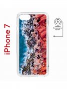 Чехол-накладка Apple iPhone 7 (598896) Kruche PRINT Морской берег