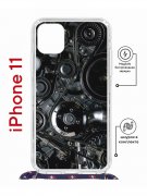 Чехол-накладка Apple iPhone 11 (598920) Kruche PRINT Двигатель