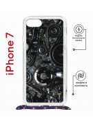 Чехол-накладка iPhone 7/8/SE (2020)/SE (2022) Kruche Magrope Print Двигатель
